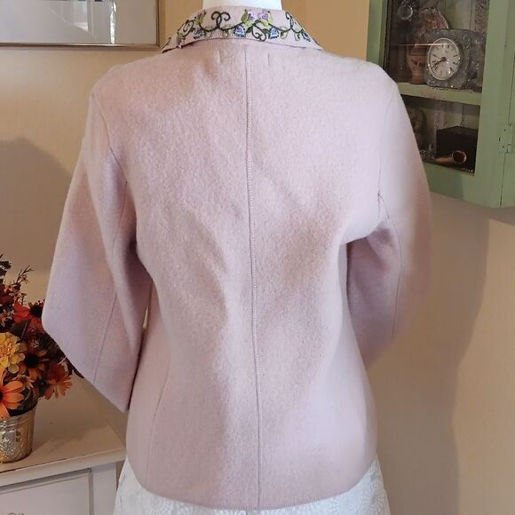 Vintage. Petite Sophisticatè Boiled Wool Jacket.Soft Girl - Picture 6 of 12